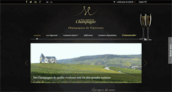 Desktop Screenshot of notrecomptoirduchampagne.be